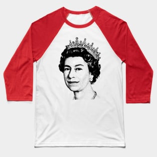 Queen Elizabeth T Shirt RIP - Queen of England Memoriam Baseball T-Shirt